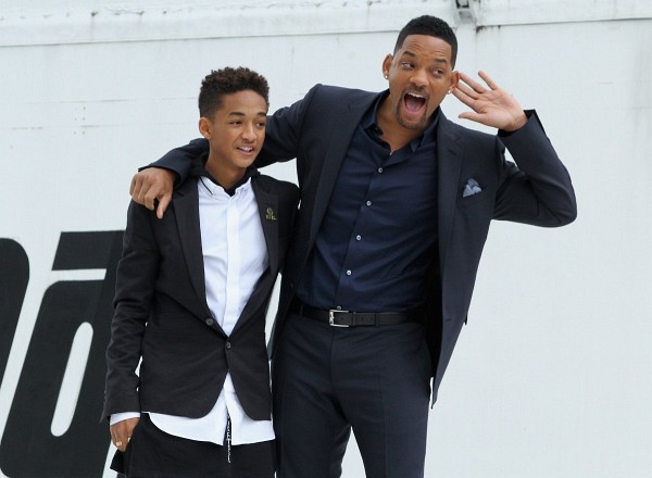 Will Smith and Jaden Smith at event of After Earth