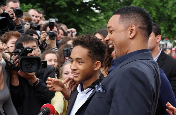 Will Smith and Jaden Smith at event of After Earth