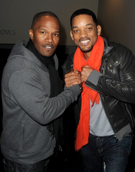 Will Smith and Jamie Foxx at event of Justin Bieber: Never Say Never