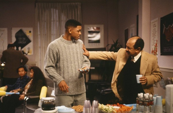 Will Smith and Sherman Hemsley at event of The Fresh Prince of Bel-Air