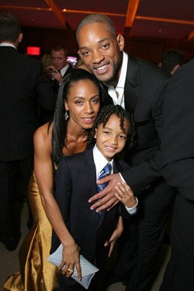 Will Smith, Jada Pinkett Smith and Jaden Smith at event of The 79th Annual Academy Awards