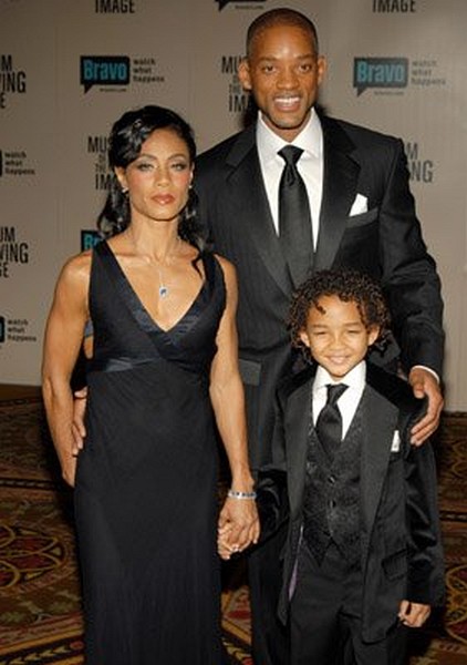 Will Smith, Jada Pinkett Smith and Jaden Smith