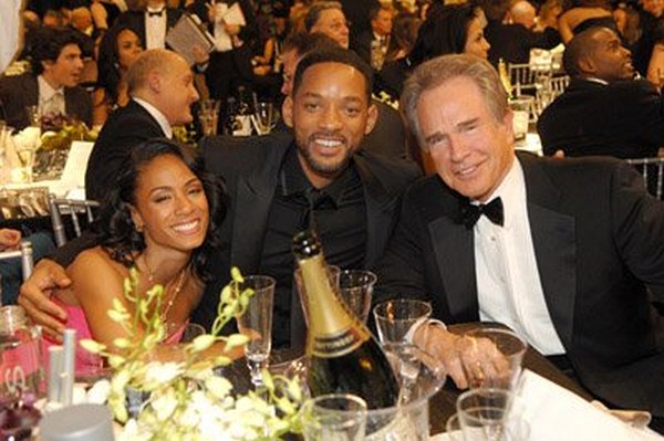 Will Smith, Jada Pinkett Smith and Warren Beatty at event of 13th Annual Screen Actors Guild Awards