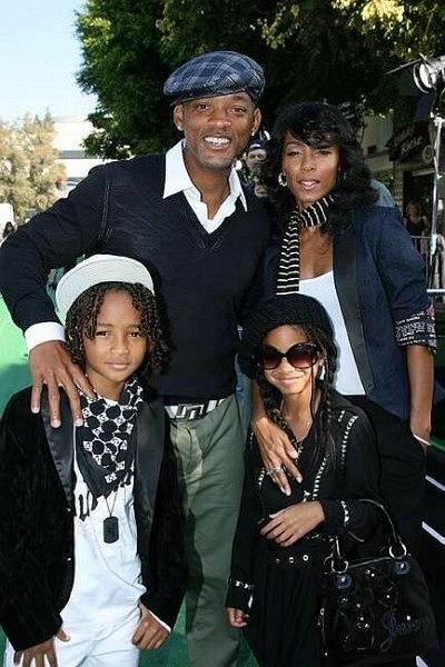 Will Smith, Jada Pinkett Smith, Jaden Smith and Willow Smith at event of Madagascar: Escape 2 Africa