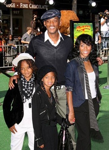 Will Smith, Jada Pinkett Smith, Jaden Smith and Willow Smith at event of Madagascar: Escape 2 Africa