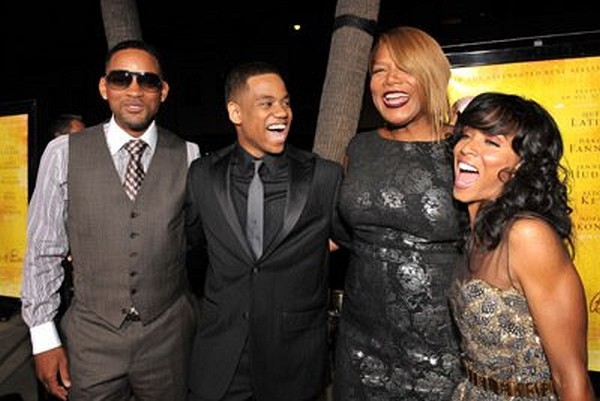 Will Smith, Jada Pinkett Smith, Queen Latifah and Tristan Wilds at event of The Secret Life of Bees