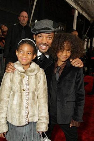 Will Smith, Jaden Smith and Willow Smith at event of The Day the Earth Stood Still