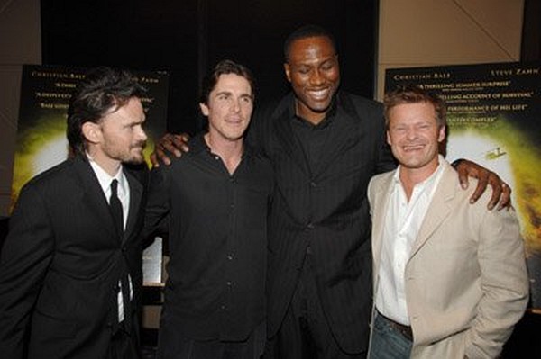 Christian Bale, Jeremy Davies, Steve Zahn and Elton Brand at event of Rescue Dawn