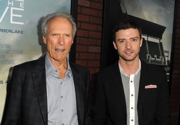 Clint Eastwood and Justin Timberlake at event of Trouble with the Curve