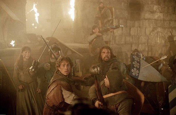 (Far left) Frances O'Connor, (third from left) Paul Walker and (fourth from left) Lambert Wilson