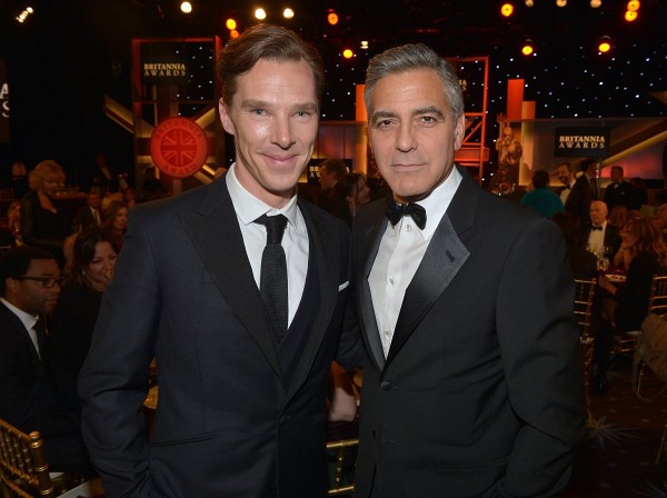 George Clooney and Benedict Cumberbatch