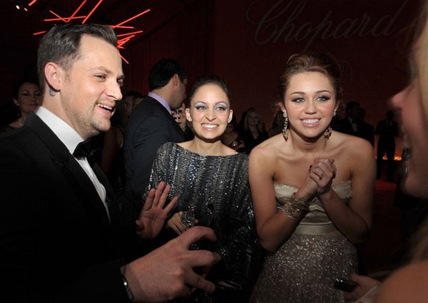 Joel Madden, Miley Cyrus and Nicole Richie at event of The 82nd Annual Academy Awards