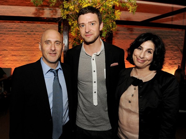 Justin Timberlake, Jeffrey Robinov and Sue Kroll at event of Trouble with the Curve