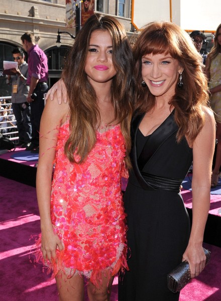 Kathy Griffin and Selena Gomez at event of Katy Perry: Part of Me