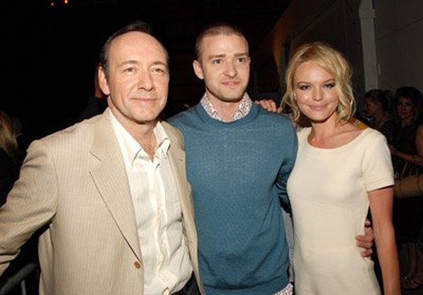 Kevin Spacey, Justin Timberlake and Kate Bosworth at event of 2006 MTV Movie Awards