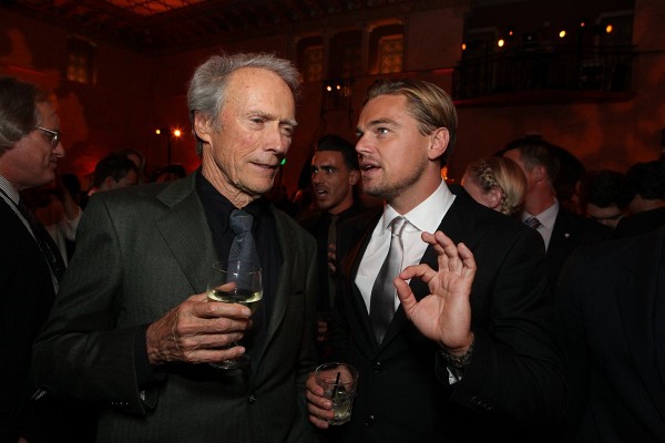Leonardo DiCaprio and Clint Eastwood at event of J. Edgar