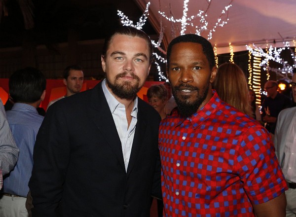 Leonardo DiCaprio and Jamie Foxx at event of Django Unchained