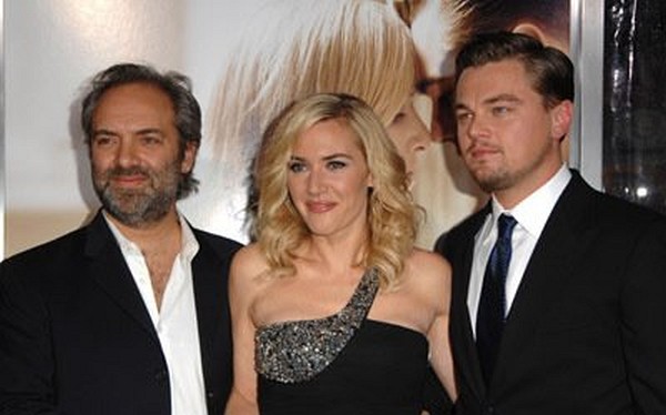 Leonardo DiCaprio, Kate Winslet and Sam Mendes at event of Revolutionary Road