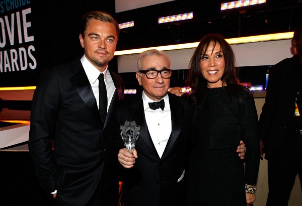 Leonardo DiCaprio, Martin Scorsese and Olivia Harrison