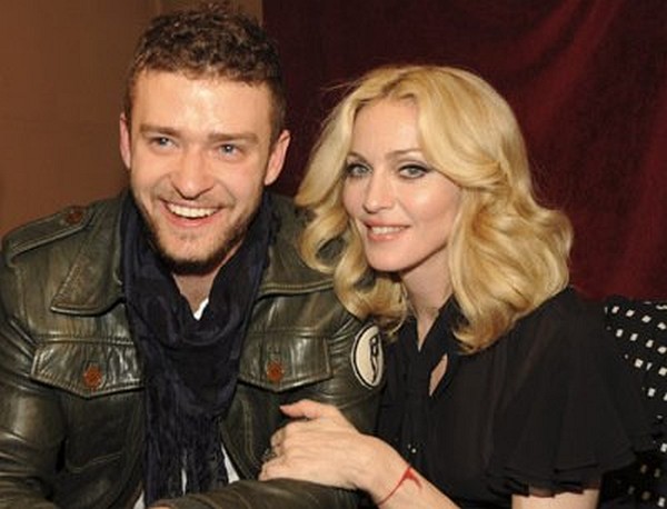 Madonna and Justin Timberlake at event of Madonna: Live from Roseland Ballroom