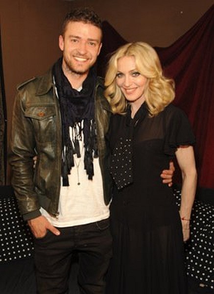 Madonna and Justin Timberlake at event of Madonna: Live from Roseland Ballroom