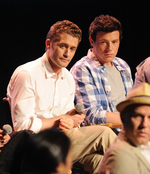 Matthew Morrison and Cory Monteith at event of Glee