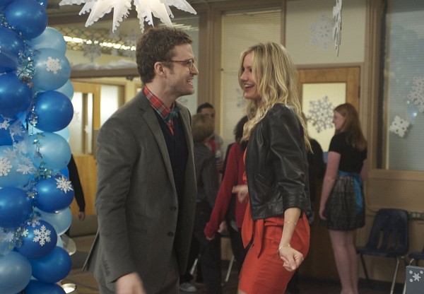 Still of Cameron Diaz and Justin Timberlake in Bad Teacher