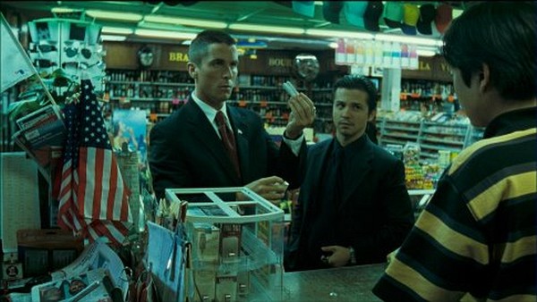 Still of Christian Bale and Freddy Rodríguez in Harsh Times
