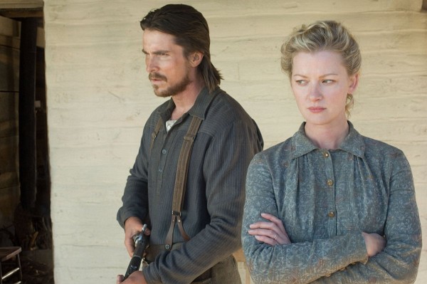 Still of Christian Bale and Gretchen Mol in 3:10 to Yuma