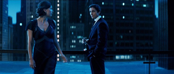 Still of Christian Bale and Maggie Gyllenhaal in The Dark Knight