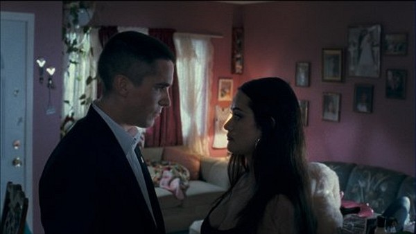 Still of Christian Bale and Samantha Esteban in Harsh Times