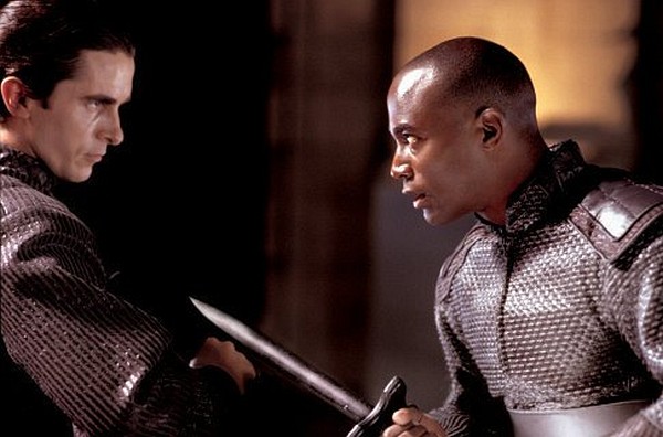 Still of Christian Bale and Taye Diggs in Equilibrium