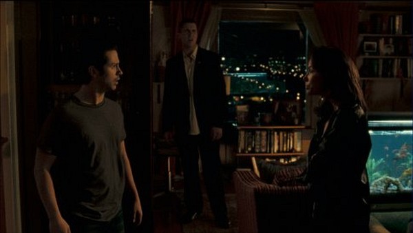 Still of Christian Bale, Freddy Rodríguez and Eva Longoria in Harsh Times