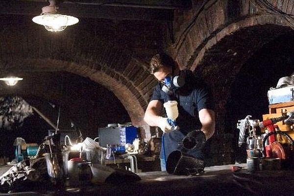 Still of Christian Bale in Batman Begins