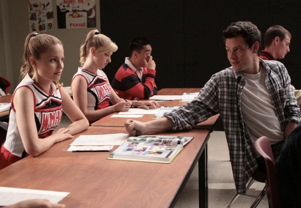 Still of Cory Monteith and Dianna Agron in Glee