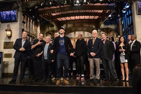 Still of Dan Aykroyd, Alec Baldwin, Chevy Chase and Justin Timberlake in Saturday Night Live