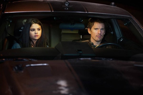 Still of Ethan Hawke and Selena Gomez in Getaway