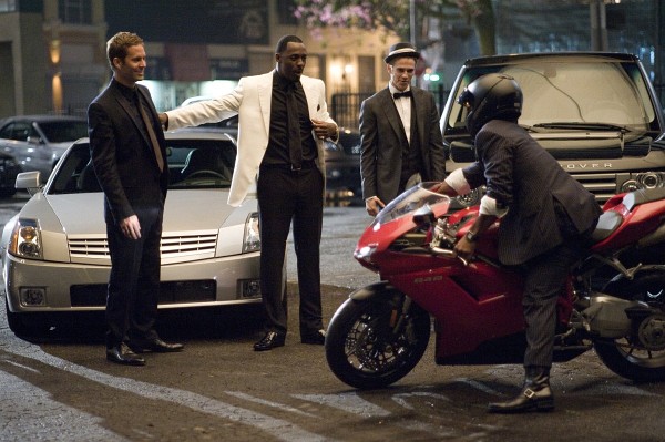 Still of Hayden Christensen, Idris Elba and Paul Walker in Takers