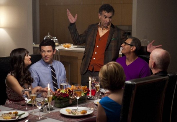 Still of Jeff Goldblum, Lea Michele, Brian Stokes Mitchell, Romy Rosemont and Cory Monteith in Glee