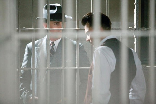 Still of Johnny Depp and Christian Bale in Public Enemies