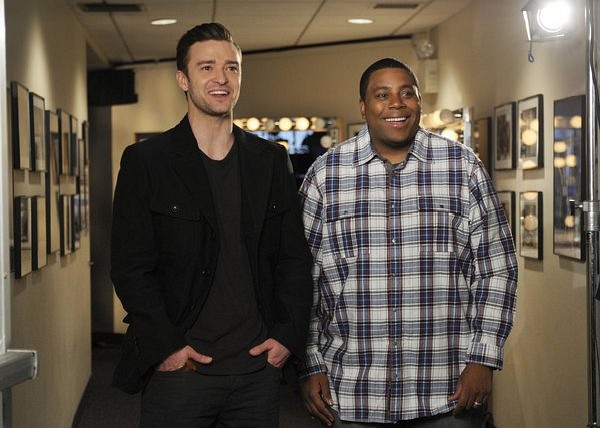 Still of Justin Timberlake and Kenan Thompson in Saturday Night Live