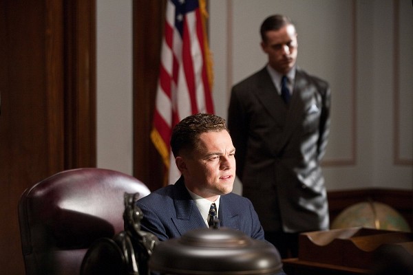 Still of Leonardo DiCaprio and Armie Hammer in J. Edgar