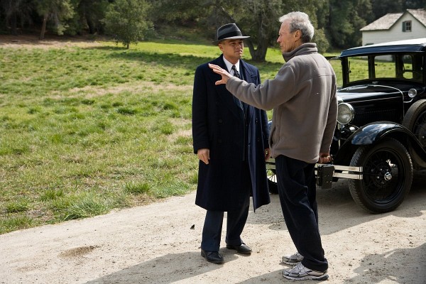 Still of Leonardo DiCaprio and Clint Eastwood in J. Edgar