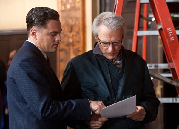 Still of Leonardo DiCaprio and Clint Eastwood in J. Edgar