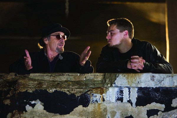 Still of Leonardo DiCaprio and Jack Nicholson in The Departed