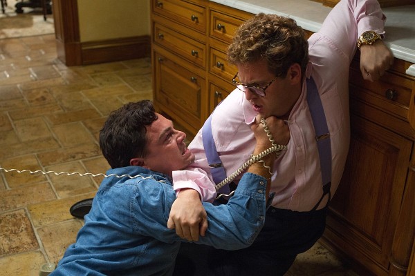 Still of Leonardo DiCaprio and Jonah Hill in The Wolf of Wall Street