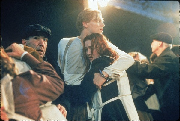 Still of Leonardo DiCaprio and Kate Winslet in Titanic