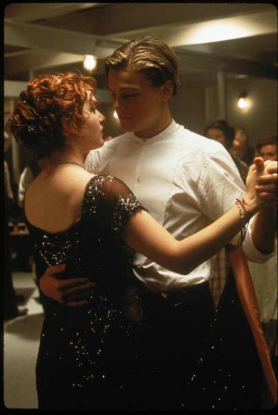 Still of Leonardo DiCaprio and Kate Winslet in Titanic