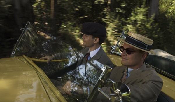 Still of Leonardo DiCaprio and Tobey Maguire in The Great Gatsby