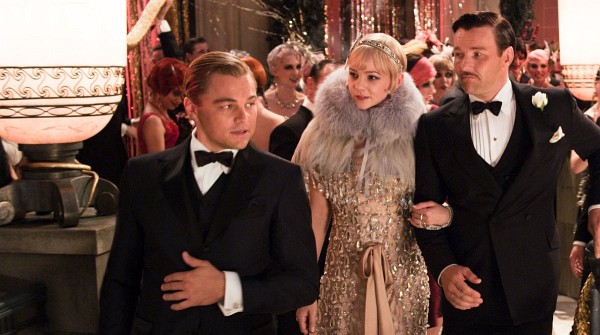Still of Leonardo DiCaprio, Joel Edgerton and Carey Mulligan in The Great Gatsby
